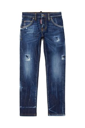 blue cotton jeans DSQUARED KIDS | DQ0236D0A9HDQ01